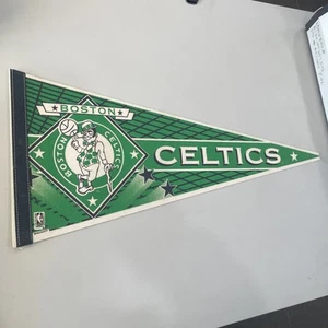 Vintage 1990's Wincraft 30" BOSTON CELTICS ~ NBA Basketball Pennant - Larry Bird - Picture 1 of 9