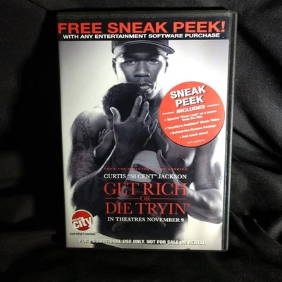 Get Rich or Die Tryin' Sneak Peek! (DVD Promo Copy) Circuit City RARE VG 50 cent - Image 1 of 3
