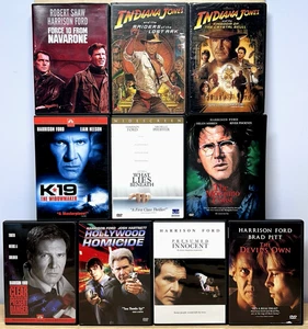 Harrison Ford DVD Lot • 10 Movies • Indiana Jones, K-19 • Action & Thriller Set - Picture 1 of 3