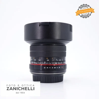 Samyang 12Mm F/2.8 Ed As Ncs Ojo De Pez (Canon) Usado (F1060) - Imagen 1 de 4