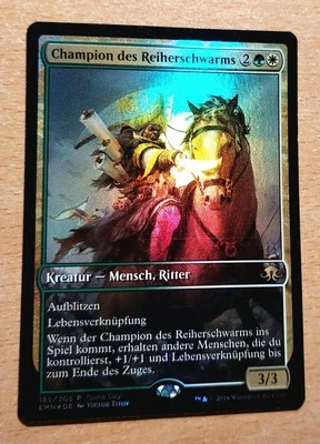 Mtg Magic: FOIL Champion des Reiherschwarms/ Heron's Grace Champion, DEUTSCH  - Bild 1 von 2