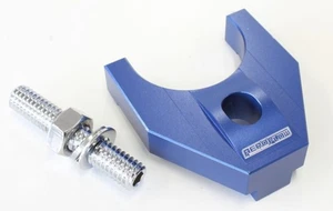 Aeroflow AF64-2093 Billet Distributor Hold Down Blue Large V2 Windsor & 351C - Picture 1 of 5