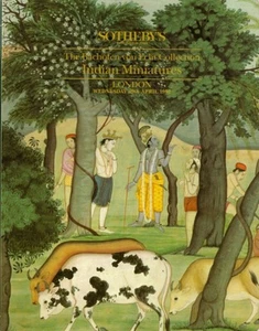 SOTHEBY'S Indian Miniatures Bachofen von Echt Collection Auction Catalog 1992 HC - Bild 1 von 1