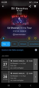 2 Tickets Ed Sheeran am 28.7.24 in Hradec Kralove - Bild 1 von 2