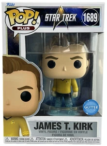 Funko Pop! Plus Star Trek - Captain James T Kirk Glitter 1689 (NEW in PROTECTOR) - Picture 1 of 6