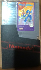 Mega Man 4 (Nintendo Entertainment System 1992) NES Game Cartridge OEM w/ Sleeve