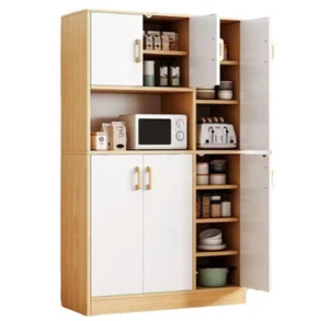 Küchenvitrine Geschirrschrank Buffet Küchenschrank Küchenbuffet Hochschrank 183 - Bild 1 von 17