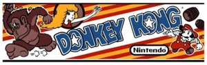 "Carpa arcade Donkey Kong de alta calidad 22,3""x5,8""" - Imagen 1 de 1