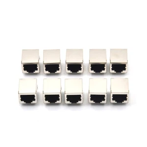 10Pcs/Set Rj45 Network Ethernet 8P 8C Female Socket Connectors 8Pin Pcb Moun Tu - Photo 1/6