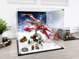 Estuche de exhibición BRIXBOX para LEGO® Empleado Exclusivo Navidad X-Wing - Imagen 1 de 14