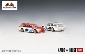 Mini GT KAIDO House Datsun 510 WAGON BRE Datsun 2 Pack KHMG026 & KHMG027 - Picture 1 of 3