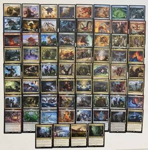 MTG Ikoria KOMPLETTSATZ *Non-Foil* PROMO (68/68) NM/MT IKO PW Stamp 2x Sleeved - Bild 1 von 9