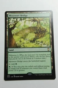 MTG Mosswort Bridge x1- -New Capenna Commander-Near Mint/Pack Fresh - Picture 1 of 1