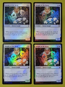 FOIL Knight of the Keep x4 Throne of Eldraine 4x Magic the Gathering MTG - Picture 1 of 1