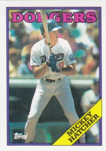 1988 TOPPS...MICKEY HATCHER...NRMT...# 607...DODGERS...FREE COMBINED SHIPPING - Picture 1 of 1