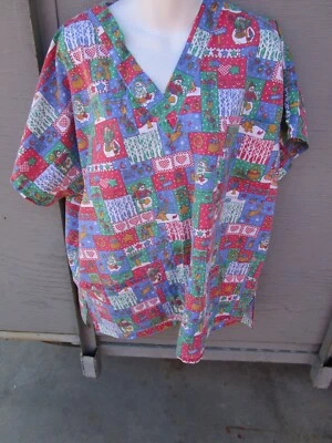 Camisa Médica Vintage Navidad Top Médico Veterinario Tecnología ~ Escasa ~ 2XL Foto 1 de 4
