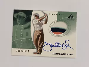 Jonathan Byrd Signed 2002 UD SP Game Used Auto Autograph Golf Card #66 /1750 - Picture 1 of 2