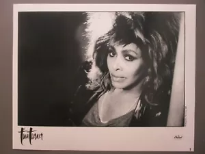 Tina Turner schwarz & weiß 8x10 glänzend Promo Foto 1986 -- PREIS REDUZIERT! - Bild 1 von 1