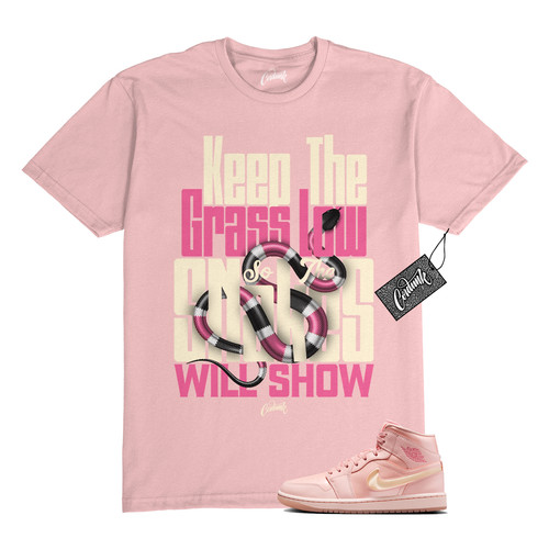 1 T shirt vela San Valentino brevetto corallo lavato sale rosa abbinata GRASS