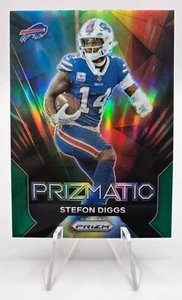 STEFON DIGGS 2023 PANINI PRIZM PRIZMATIC GREEN REFRACTOR #5 (FREE SHIP OVER $10) - Picture 1 of 2