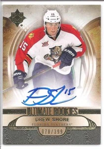 DREW SHORE 2013-14 UD Ultimate Collection AUTO ROOKIE CARD RC x/399 #128 - Picture 1 of 1