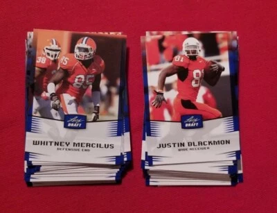 Leaf Draft Football Blue 2012 completa tu conjunto (#1-#50) elige tu tarjeta casi nuevo-como nuevo Foto 1 de 2