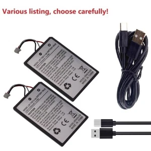 PAQUETE de baterías de repuesto de 2,0 Ah para controlador Sony PS5 Playstation 5 + cable USB - Imagen 1 de 29