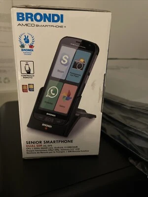 Brondi Amico S 5.7" Smartphone - Nero (Sbloccato) (Dual SIM) - Immagine 1 di 3