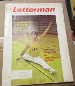Letterman  Magazine High School Athletes March 1971 Washington's Jeff Evans - Picture 1 of 10