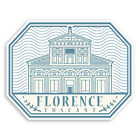 2 x 10 cm Florenz Italien Vinyl Aufkleber - Toskana Reisegepäck Aufkleber #30944