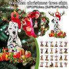 Christmas Dog Ornament Wooden Xmas Tree Hanging Sign Decoration NICE O6Z5