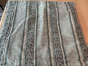 WAVERLY LUXURY COLLECTION GREEN EMBROIDERED BROCADE EURO PILLOW SHAM USA MADE - Picture 1 of 5