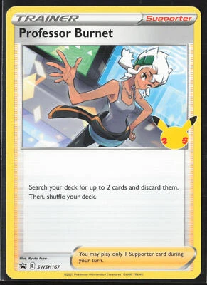 SWSH: Sword & Shield Promo Cards #SWSH167 Professor Burnet - Image 1 of 2