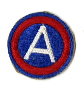 Third Army White Back Patch WWII Original Patton Europe France Germany - Picture 1 of 2