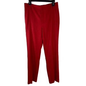NWT Vince Red Wool Pants Straight Size 8 $325 - Picture 1 of 11