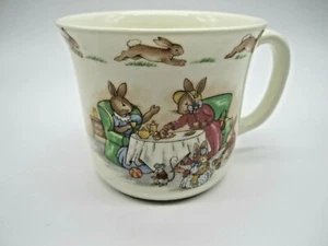 BUNNYKINS Royal Doulton Tea Party Bunny Rabbit Childs Mug Cup - Picture 1 of 4