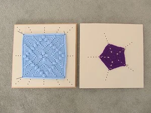Crochet Blocking Board DOUBLE SIDED for Blocking ALL Shapes - Picture 1 of 7
