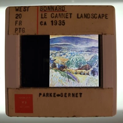 Pierre Bonnard Le Cannet Paisaje 1935 Arte 35 mm Diapositiva de vidrio Foto 1 de 4