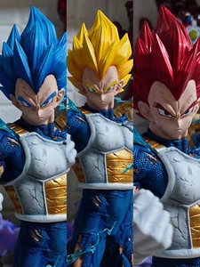 New Vegeta figureResin Model Painted Statue 1/4 GK 3 Head Sculpt Luxury Ver - Picture 1 of 7