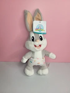 Warner Bros Play By Play Bugs Bunny Baby Looney Tunes Diaper Days Plush 1998 - Picture 1 of 8