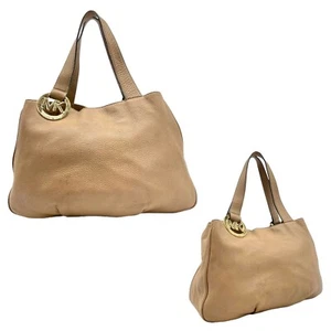 MICHAEL KORS FULTON XL Leather Tote Bag Satchel Shoulder Bag Multi Section Hobo - Picture 1 of 20