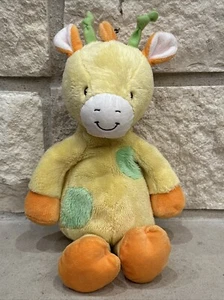 1y) Sassy Grin Grow Giraffe Plush 13" Yellow Stuffed Soft 2015 Green Spots Lovey - Picture 1 of 5