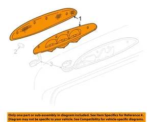 FORD OEM 97-01 Expedition-High Mount 3rd Third Brake Light-Lamp XL1Z13A613CA - Picture 1 of 2