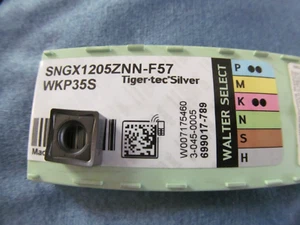 Walter SNGX 1205ZNN-F57 WKP35S (Box of 10 Inserts) - Picture 1 of 1