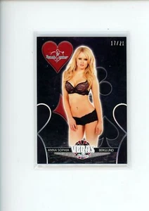 2020 Benchwarmer Vegas Baby Anna Sophia Silver Foil Premium Base Card 17/21 - Picture 1 of 2
