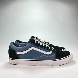 Vans Off The Wall Old Skool Slate Blue Athletic Skate Shoes Men's Size 13 - Picture 1 of 10