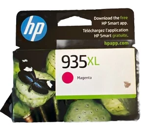 NEW Genuine HP 935XL High Yield Magenta Ink Cartridge C2P25AN OEM Exp 2/202 - Picture 1 of 5
