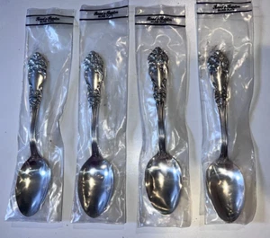 Reed & Barton Silverplate FESTIVITY/TIGER LILY Lot of 4 Teaspoons NEW!!! - Picture 1 of 2