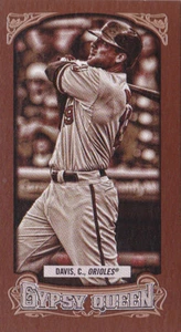 2014 Topps Gypsy Queen Chris Davis /50 Mini Sepia Baltimore Orioles - Picture 1 of 1