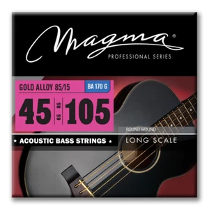 Magma Acoustic Bass Strings Medium - Bronze 85/15 Rw LS 34" Set .045 .105 - Picture 1 of 2